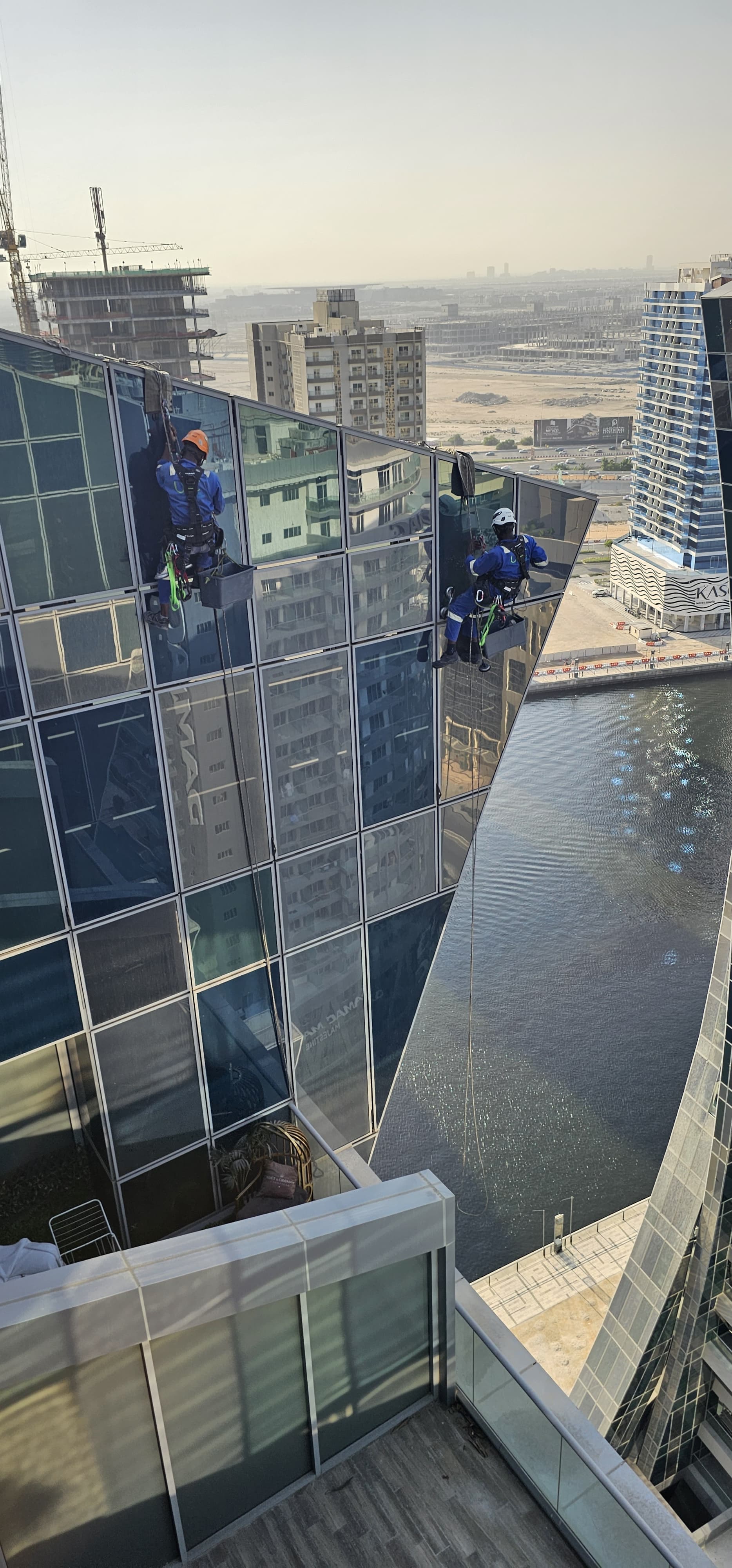 UVC technicians performing facility maintenance